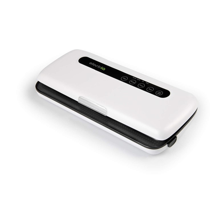 Exclusive electriQ Vacuum Sealer Pack Includes Vacuum Sealer 20cm x1000cm rolls and Containers