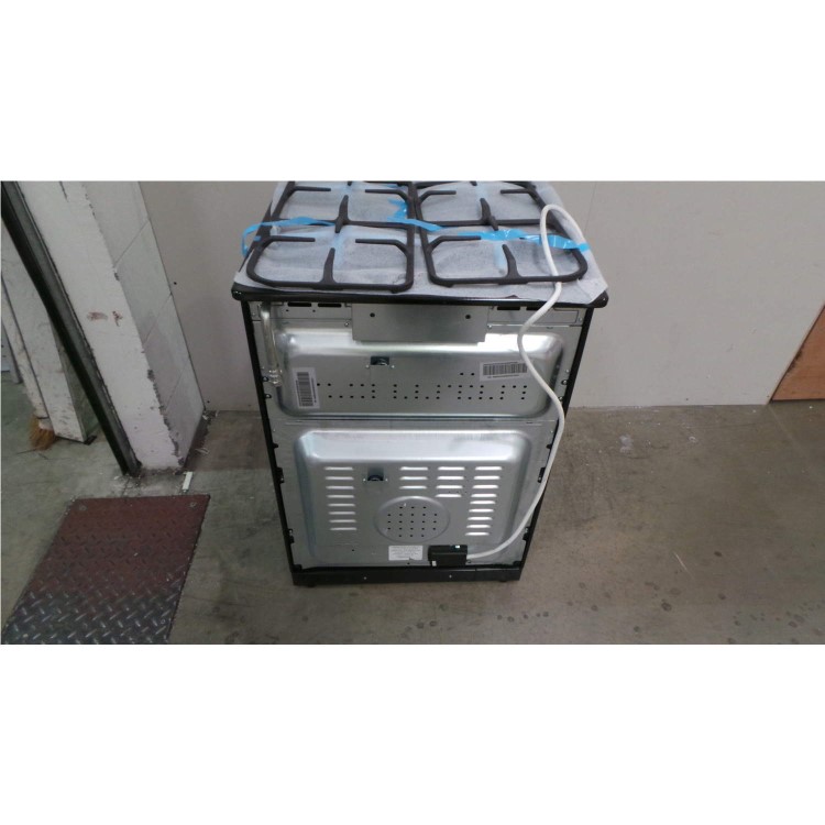GRADE A2 - Light cosmetic damage - iQ 60cm Double Oven Dual Fuel Cooker - Stainless Steel