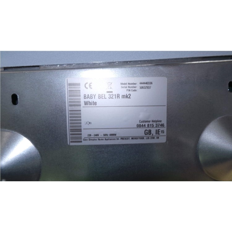 GRADE A2 - Light cosmetic damage - Belling 121R Baby Belling Cooker - White