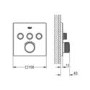 Grohe SmartControl Shower Set - 2 Outlet