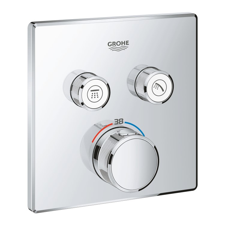 Grohe SmartControl Handheld and Head Shower Set