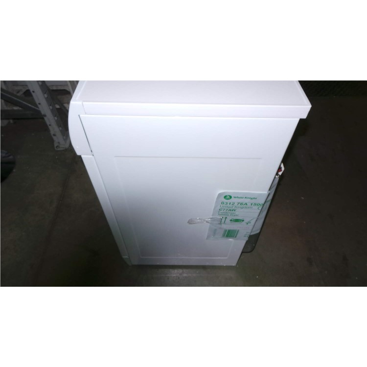 GRADE A2 - Light cosmetic damage - White Knight C77AW 7kg Freestanding Condenser Tumble Dryer - White