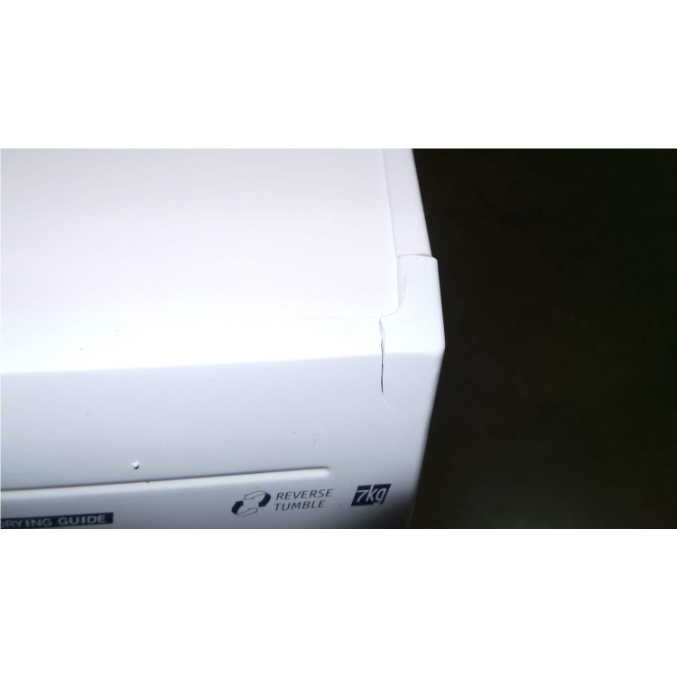 GRADE A2 - Light cosmetic damage - White Knight C77AW 7kg Freestanding Condenser Tumble Dryer - White