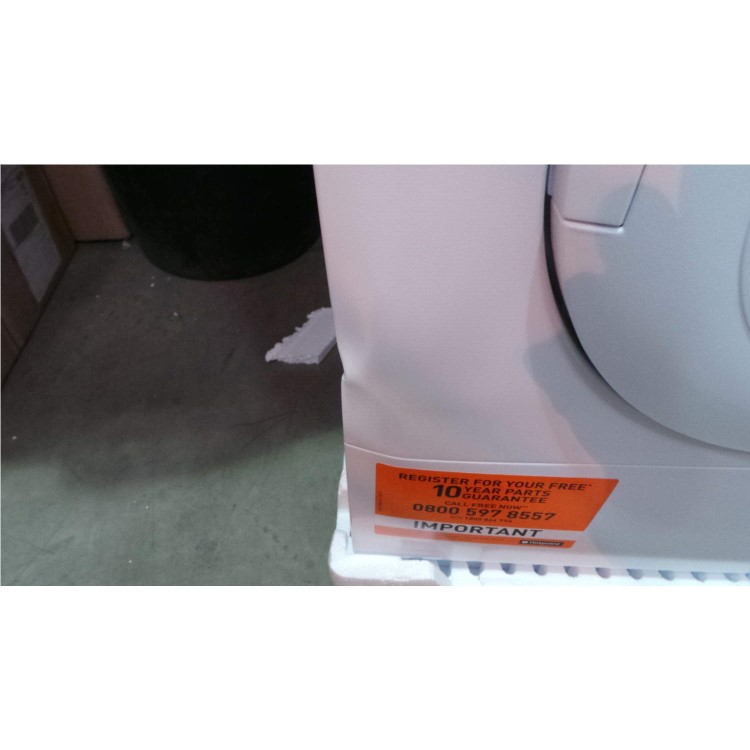 GRADE A3 - Heavy cosmetic damage - Hotpoint V4D01P 4kg Small Vented Tumble Dryer White