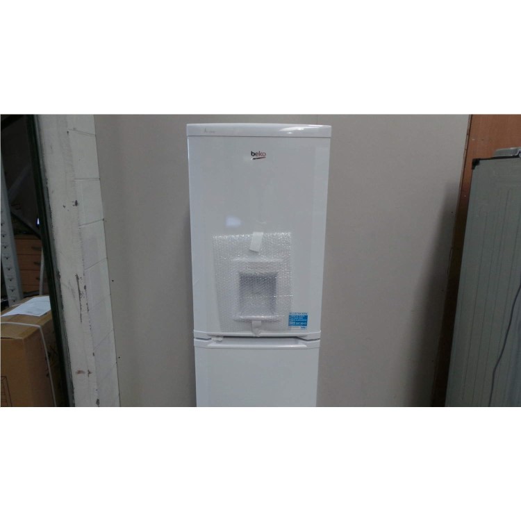 GRADE A2 - Light cosmetic damage - Beko CFD5834APW 149L 183x55cm Wide Freestanding Fridge Freezer With Water Dispenser White