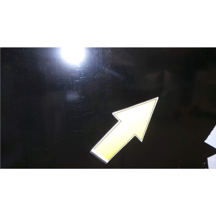 GRADE A3 - Heavy cosmetic damage - Beko CF5834APB 183x55cm Frost Free Freestanding Fridge Freezer Black