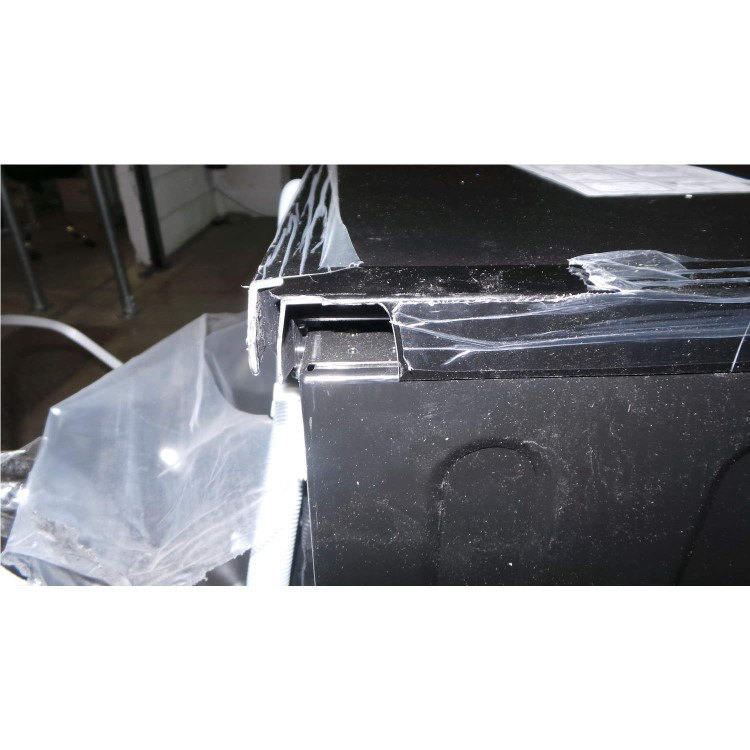 GRADE A3 - Heavy cosmetic damage - Haier HW70-14F2B 7kg 1400rpm Freestanding Washing Machine Black