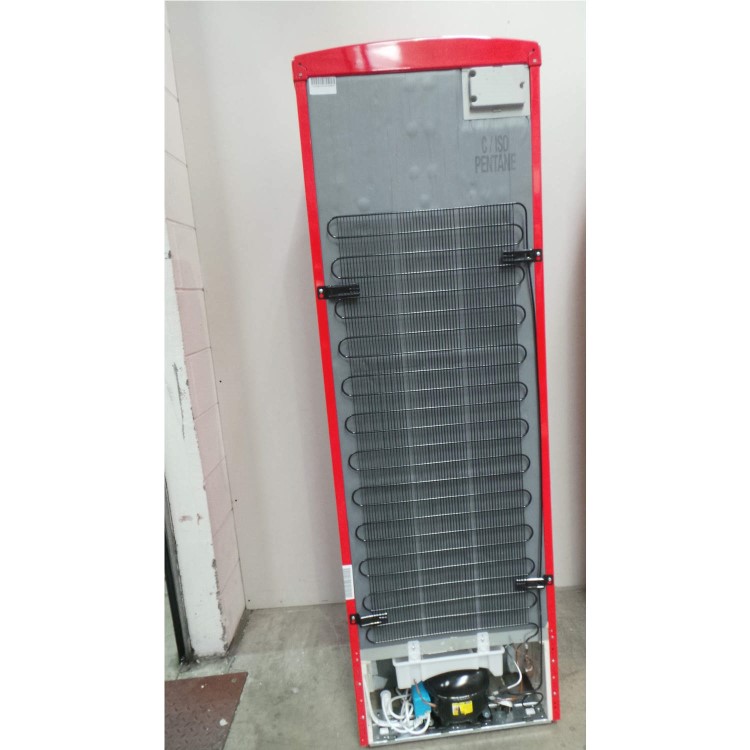 GRADE A2 - Light cosmetic damage - Servis C60185NFR Freestanding Retro Fridge Freezer Red