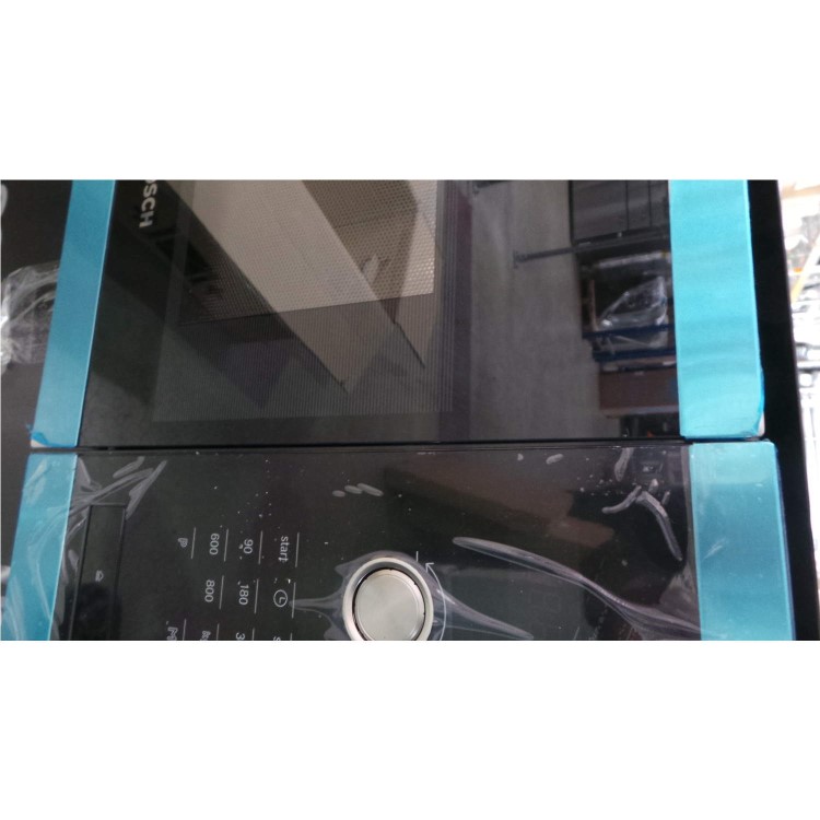 GRADE A3 - Heavy cosmetic damage - Bosch HMT75M654B Built-in Microwave Oven Stainless Steel For 60cm Wide Cabinet