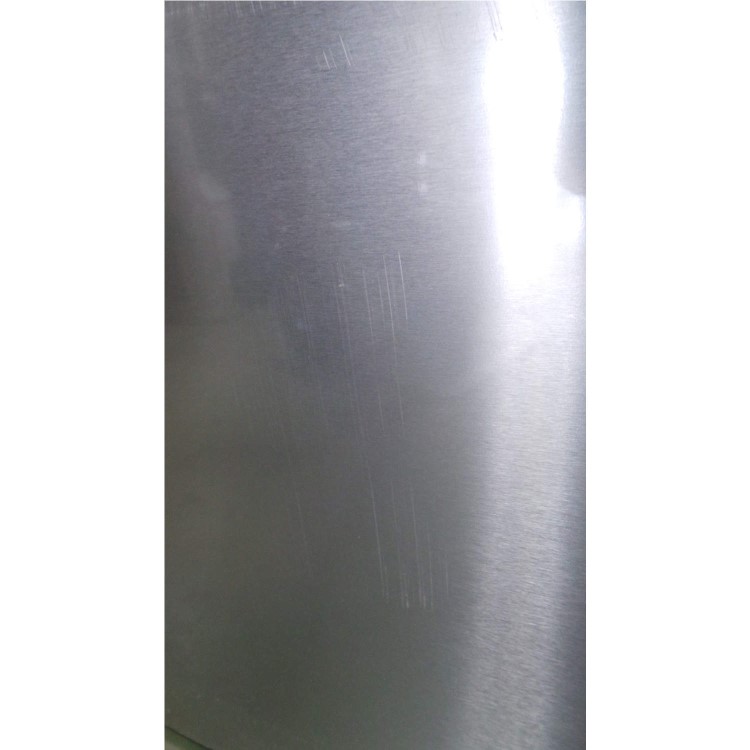 GRADE A3 - Heavy cosmetic damage - Hisense RB403N4AC2 Freestanding Fridge Freezer Stainless Steel