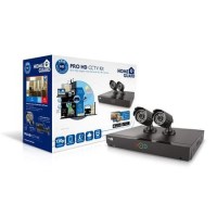HomeGuard 45802500GB Pro HD CCTV Security 720p 4 Ch 2 Camera 500GB