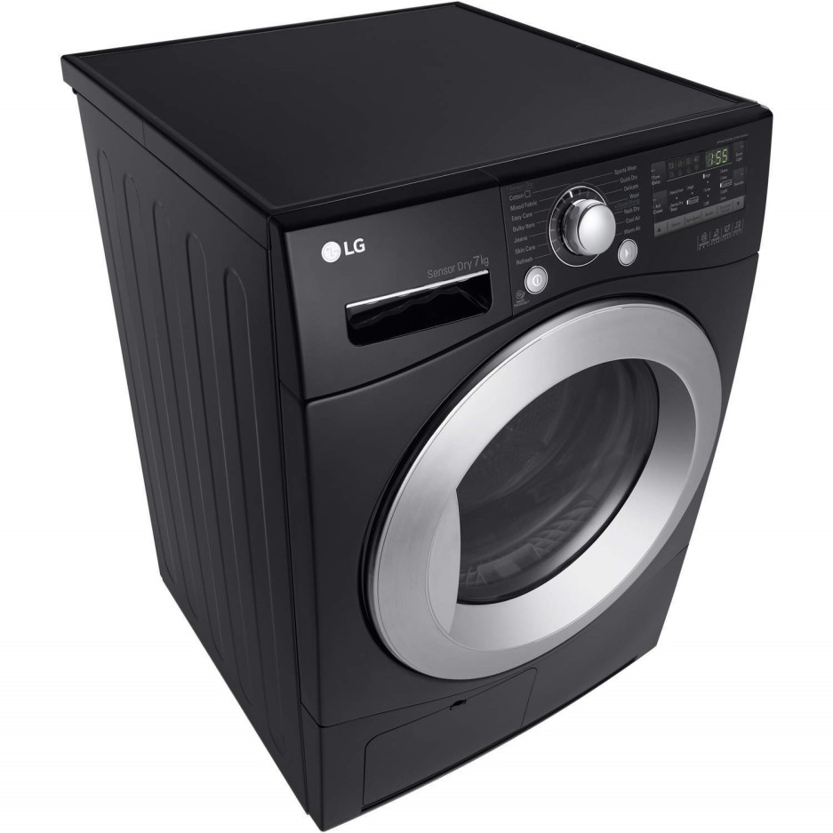 LG RC7066B2Z 7kg Freestanding Sensor Condenser Tumble Dryer Black