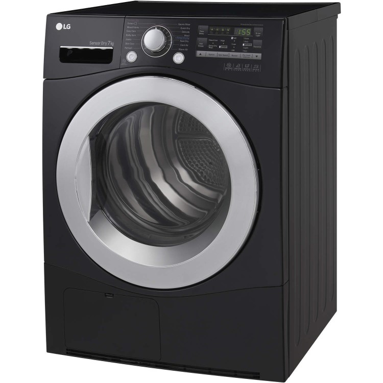 LG RC7066B2Z 7kg Freestanding Sensor Condenser Tumble Dryer Black