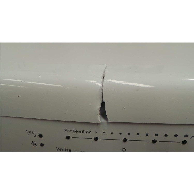 GRADE A3 - Heavy cosmetic damage - Whirlpool WWDC7122 6th Sense 7kg 1200rpm Freestanding Washing Machine White