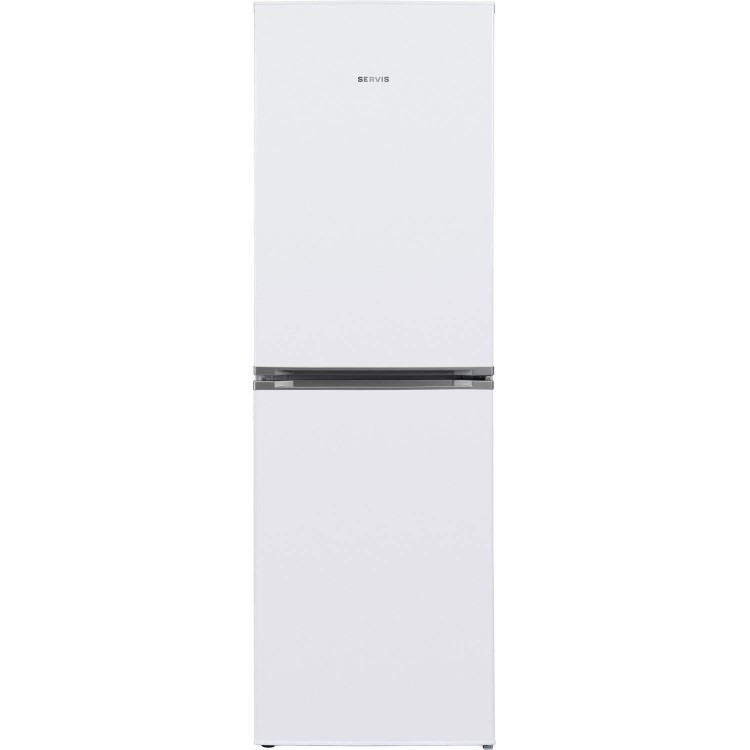 GRADE A3 - Heavy cosmetic damage - Servis Montpellier FF54170 Freestanding Fridge Frezer White