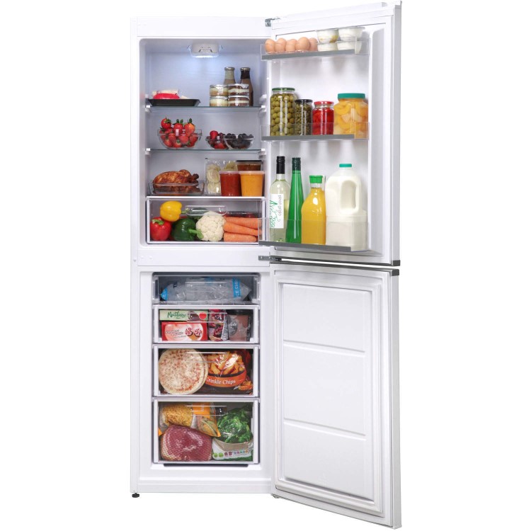 GRADE A3 - Heavy cosmetic damage - Servis Montpellier FF54170 Freestanding Fridge Frezer White