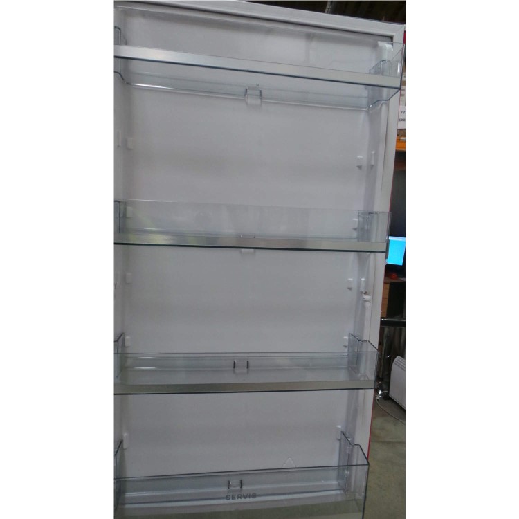 GRADE A2 - Servis C60185NFR Freestanding Retro Fridge Freezer Red