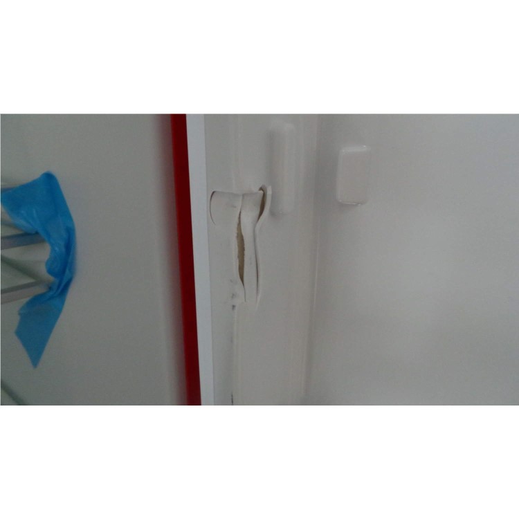 GRADE A2 - Servis C60185NFR Freestanding Retro Fridge Freezer Red