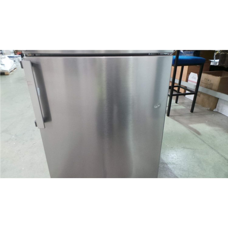 GRADE A2 - Light cosmetic damage - Samsung RL4362FBASL G-series Silver 70cm Wide Freestanding Fridge Freezer With Easy Clean Steel Doors