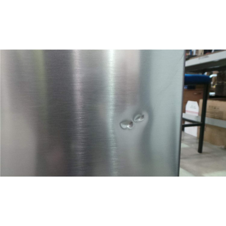 GRADE A2 - Light cosmetic damage - Samsung RL4362FBASL G-series Silver 70cm Wide Freestanding Fridge Freezer With Easy Clean Steel Doors