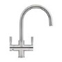 Franke OMNI 4-in-1 Round Steel Boiling and Filtered Water Kitchen Tap