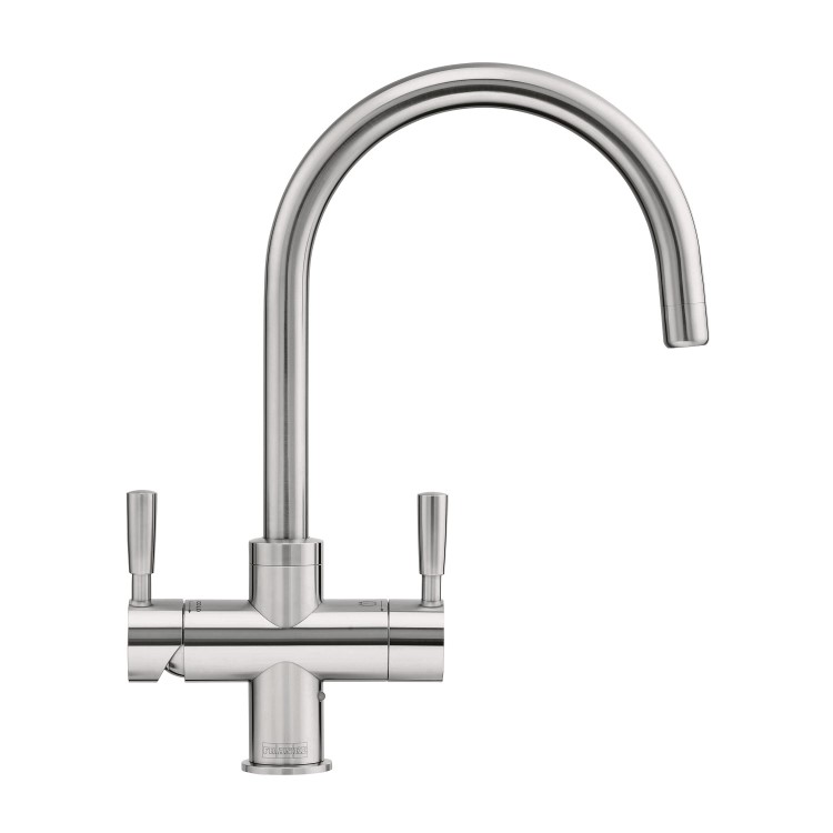 Franke OMNI 4-in-1 Round Steel Boiling and Filtered Water Kitchen Tap