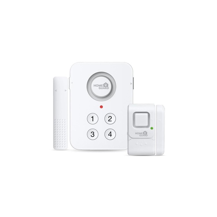 HomeGuard 4 Camera 1080p HD CCTV System with Wireless Home Alarm Kit 