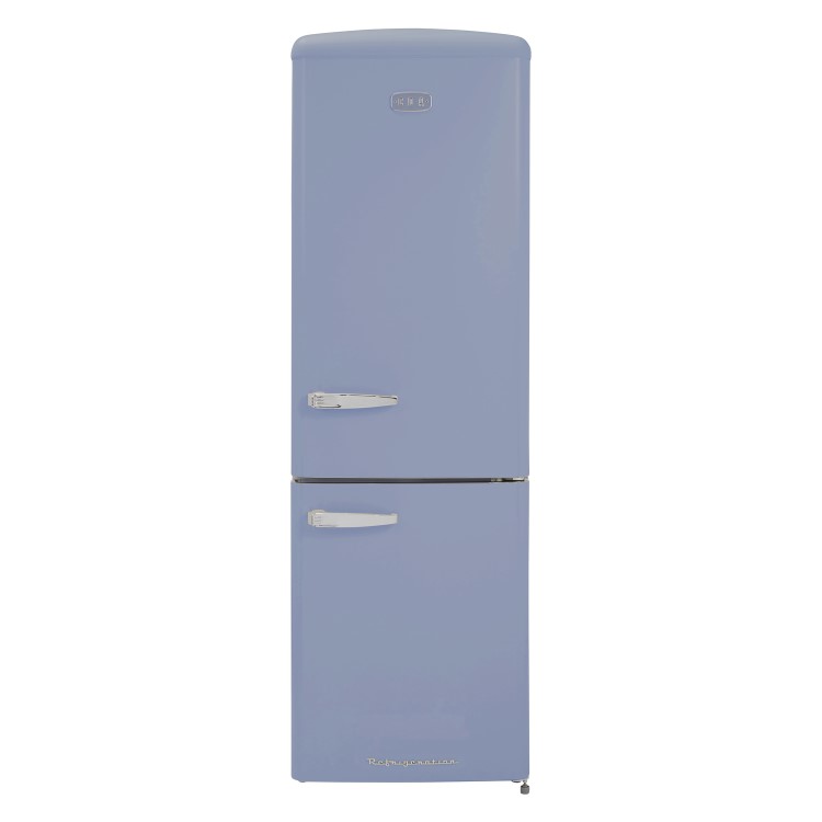 CDA 330 Litre 60/40 Retro Freestanding Fridge Freezer - Florence Sea Holly