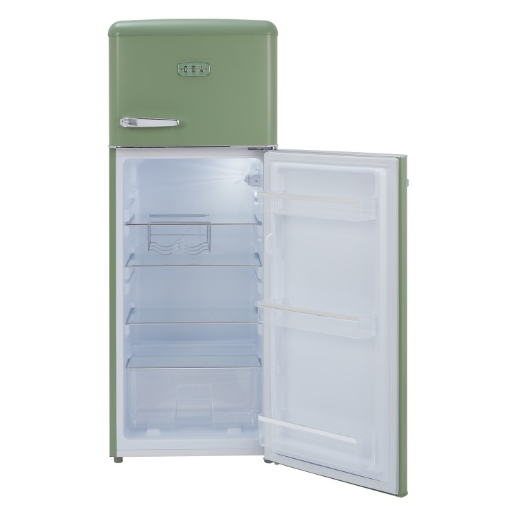 CDA 206 Litre Top Mount Retro Freestanding Fridge Freezer - Betty Meadow