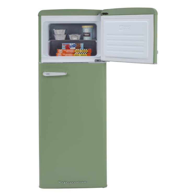 CDA 206 Litre Top Mount Retro Freestanding Fridge Freezer - Betty Meadow