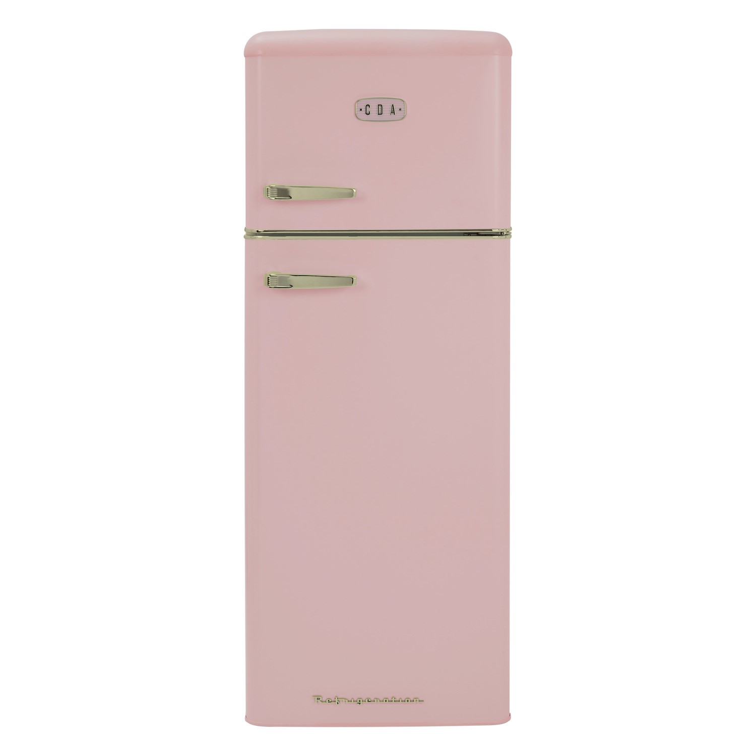 206 Litre Top Mount Retro Freestanding Fridge Freezer Betty Tea