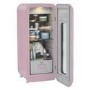 CDA Nancy Tea Rose 13 Bottle Capacity Single Zone Freestanding Retro Wine Cooler - Pink