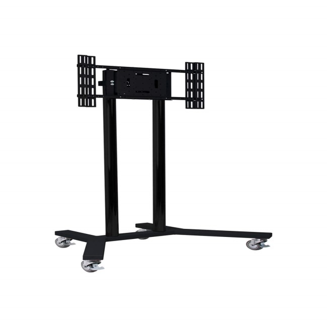 B-Tech BT8504/BB Large Flat Screen Display Trolley Stand for TVs up 65"