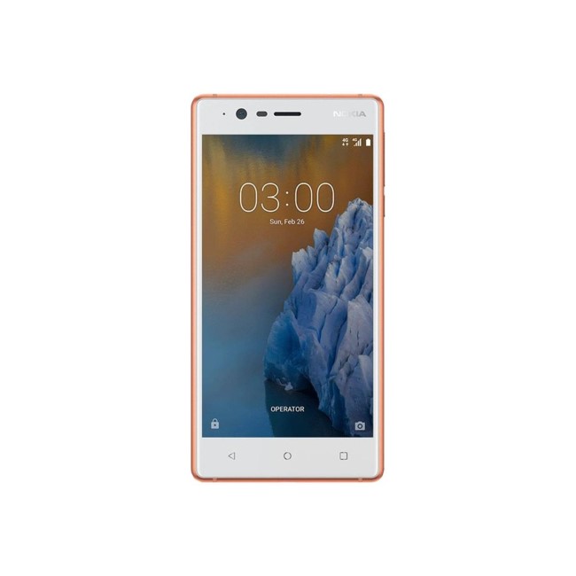 Nokia 3 Copper White 5" 16GB 4G Unlocked & SIM Free