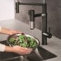 Franke Vital Capsule Round Matt Black Filtered Water Kitchen Tap