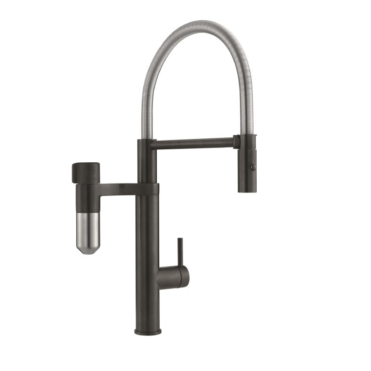 Franke Vital Capsule Round Matt Black Filtered Water Kitchen Tap
