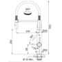 Franke Vital Capsule Round Matt Black Filtered Water Kitchen Tap