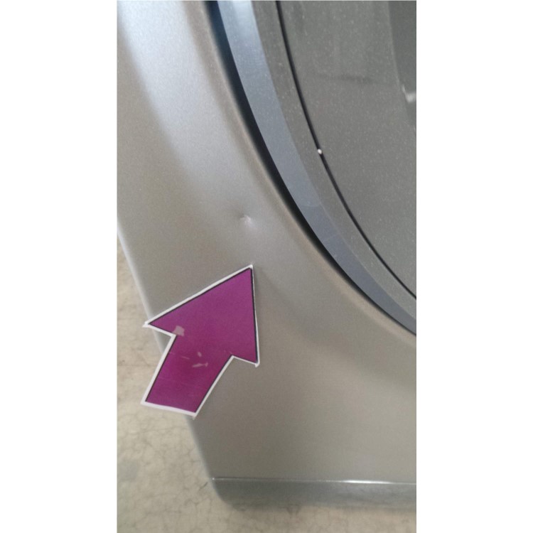 GRADE A3 - Heavy cosmetic damage - Hotpoint RPD9467JGG Ultima S-Line 9kg 1400rpm Freestanding Washing Machine Graphite