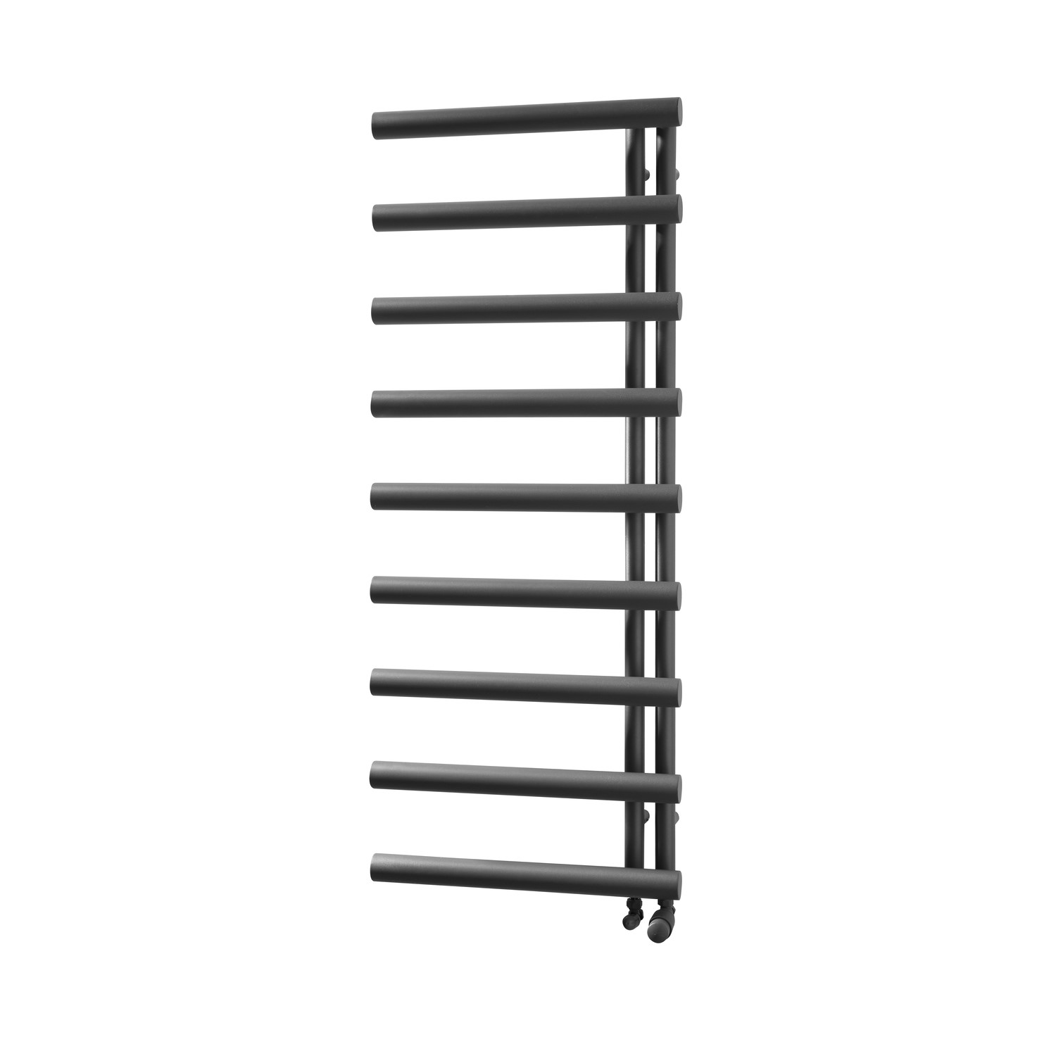 Anthracite Heated Towel Rail Radiator 1245 x 500mm - Mayfair