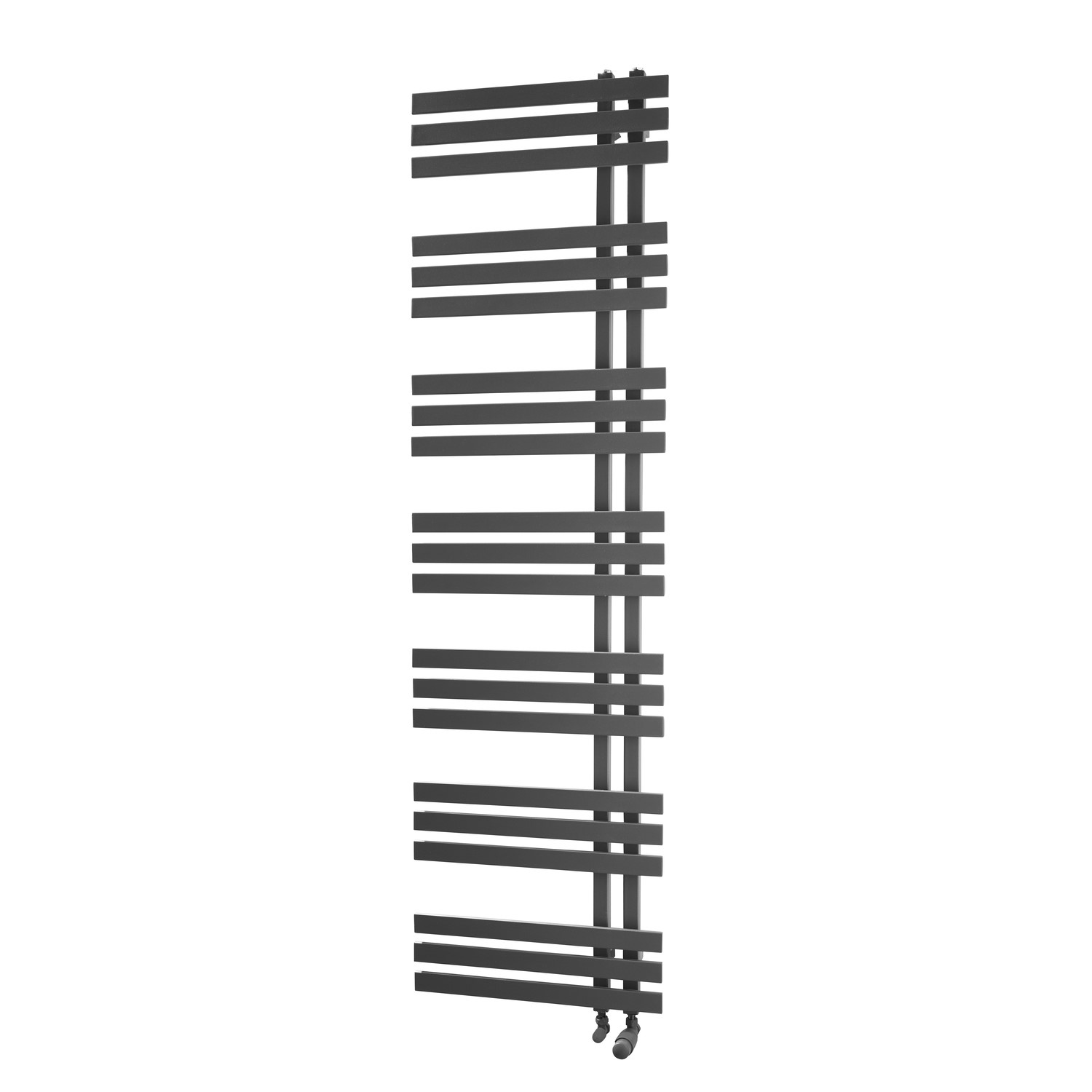 Anthracite Heated Towel Rail Radiator 1800 x 500mm - Cobham