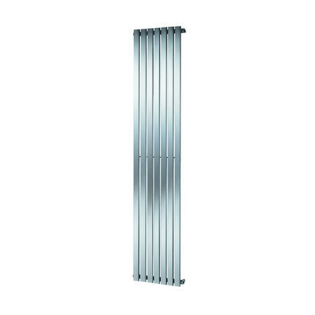 Merlo Chrome Single Panel Vertical Radiator - 1800 x 435mm