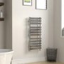 Perlo Chrome Heated Towel Rail - 1200 x 500mm