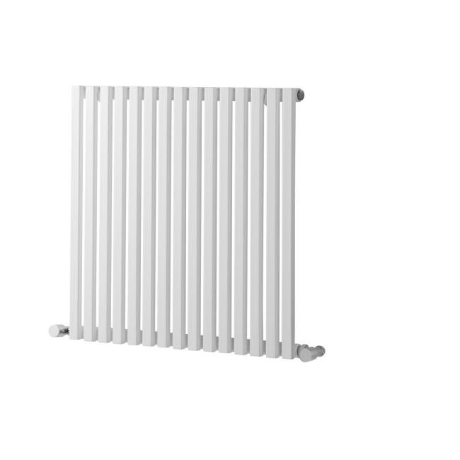 Oxfordshire White Heated Towel Rail - 600 x 1190mm