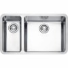 GRADE A1 - Franke KBX 160 45-20 Kubus 1.5 Bowl Undermount Stainless Steel Sink With Left Hand Small Bowl