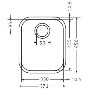 Single Bowl Undermount Chrome Stainless Steel Large Kitchen Sink- Franke