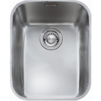 Single Bowl Undermount Chrome Stainless Steel Kitchen Sink - Franke ARX 110-33
