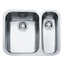 1.5 Bowl Undermount Chrome Stainless Steel Kitchen Sink with Right Hand Drainer- Franke Ariane