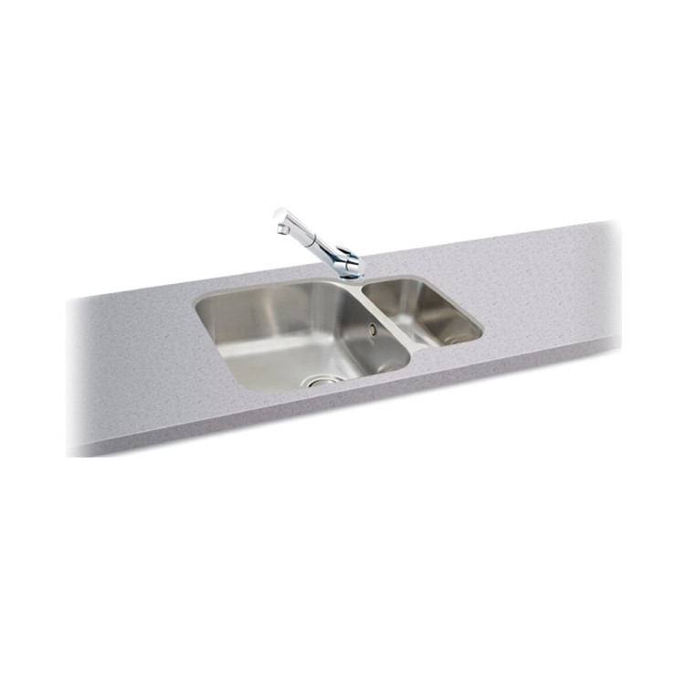 Carron Phoenix Zeta 105u 1 Bowl Chrome Stainless Steel Kitchen Sink