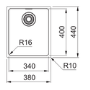 Single Bowl Undermount Stainless Steel Kitchen Sink - Franke Maris  110-34