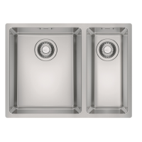1.5 Bowl Right Hand Undermount Stainless Steel Kitchen Sink - Franke Maris 34-19 1.5 Bowl Right Hand Undermount Stainless Steel Kitchen Sink - Franke Maris 34-19